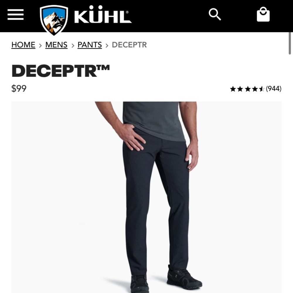 Kuhl Deceptr Pants 34x30